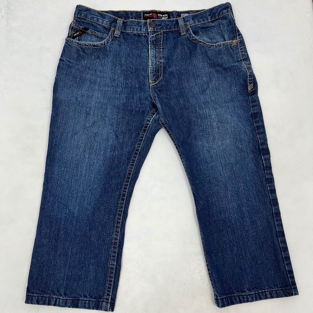 Ariat FR‎ M4 Men’s 40x30 Denim Bootcut Jeans Flame Resistant CAT 2 Low Rise